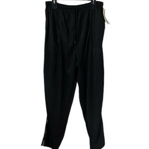 The Body Co Athletic Performance Pants Black Large Pockets Mesh